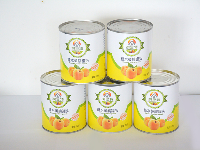 糖水黃桃罐頭